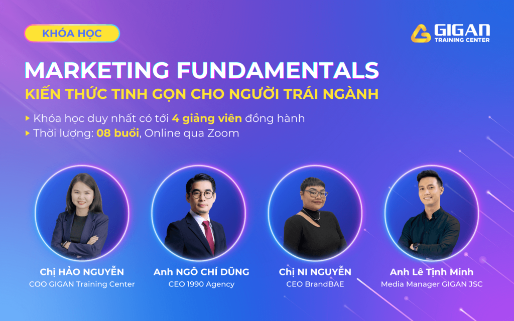 Marketing Fundamentals - Khóa học Marketing cho người trái ngành.
