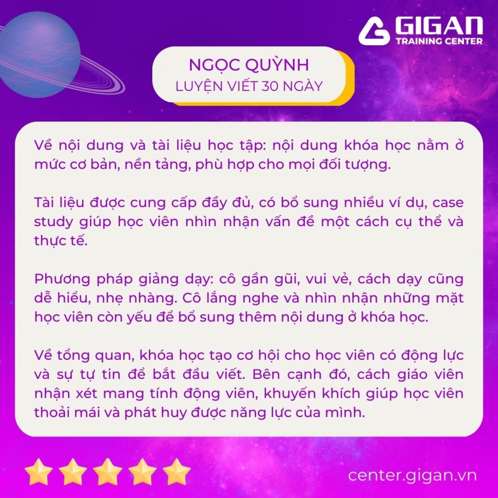 Trang ch - GIGAN Training Center